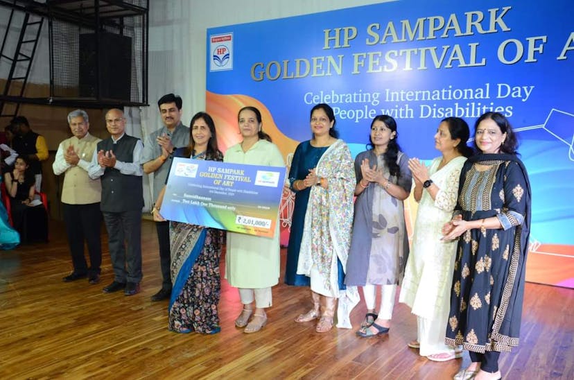 HP Sampark Golden Festival. Celebrating International Disabilities Day.