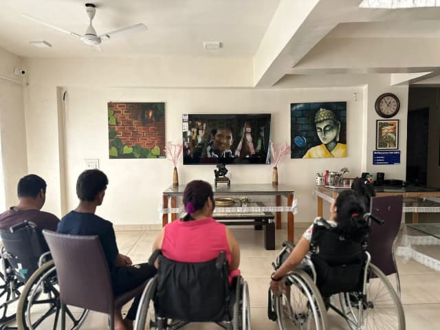 Multipurpose activity hall with 65” smart TV