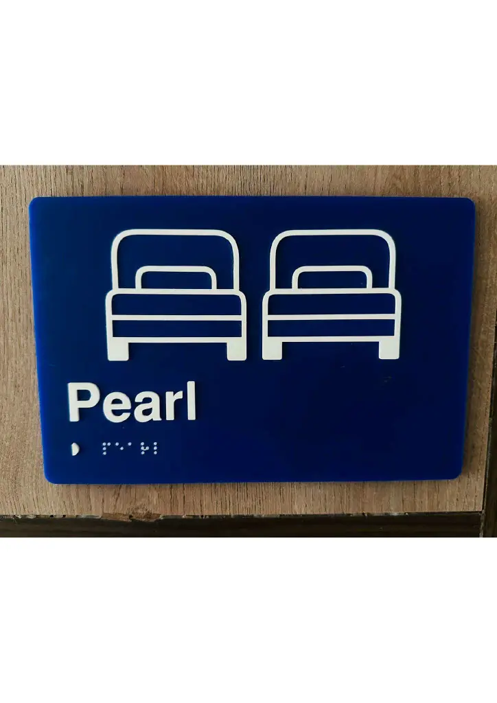 Tactile signages with braille